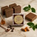 PNP & Co Handmade Coffee Soap with Vitamin E – 100% Natural Skin Nourishing Bath Bar for Dry & Normal Skin